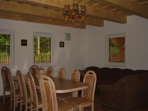 A seating area at Privat Mikyska