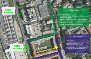 a rendering of a site plan for a building at Gemütliches Apartment in zentraler Lage in Graz