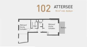 Plan piętra w obiekcie Das Stadthouse