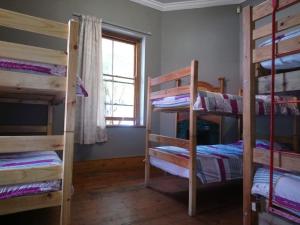 Divstāvu gulta vai divstāvu gultas numurā naktsmītnē Hostel Villa Nova