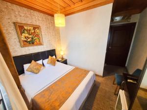 Postel nebo postele na pokoji v ubytování Eskibağ Butik Hotel