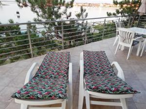 Balkón nebo terasa v ubytování Apartments Valentina-B