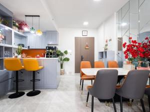 Kuchyň nebo kuchyňský kout v ubytování Lalana Apartment