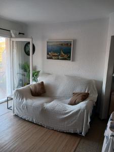 Postel nebo postele na pokoji v ubytování NIUMAR Acogedor apartamento muy luminoso con terraza