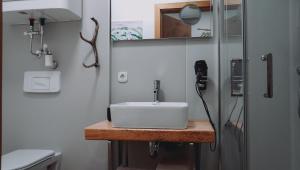Vannituba majutusasutuses Appartement Alpenrauschen