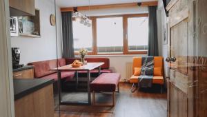 Istumisnurk majutusasutuses Appartement Alpenrauschen