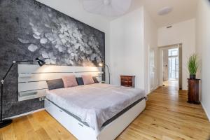 Posteľ alebo postele v izbe v ubytovaní Elegant apartments located in the centre of Prague