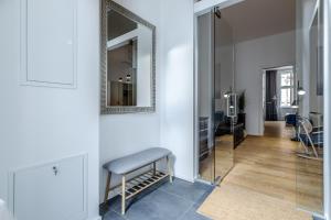 Posteľ alebo postele v izbe v ubytovaní Elegant apartments located in the centre of Prague