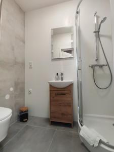 Ένα μπάνιο στο Apartamenty na Rynku Tarnów