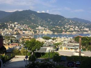 a view of a city with a body of water at Eurotel 312 in Rapallo