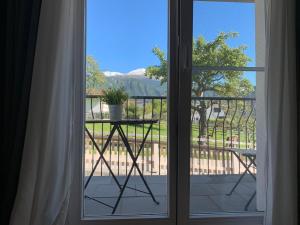 Rõdu või terrass majutusasutuses Fliess Apartment