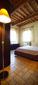 מיטה או מיטות בחדר ב-Borri Apartment, Trilocale access. con posto auto