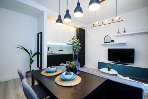 Køkken eller tekøkken på Apartment in Vilnius Center + 7 billeder