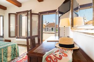Posezení v ubytování Palazzo Schiavoni Residenza d'epoca & Suite-Apartments