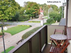 Balkón nebo terasa v ubytování TAMARA dom przy Alei Gwiazd Sportu