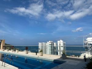 Nespecifikovaný výhled na moře nebo výhled na moře při pohledu z apartmánu