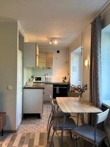 Kuchyň nebo kuchyňský kout v ubytování Spacious & cozy apartment