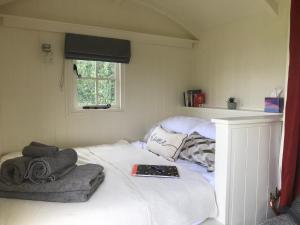Katil atau katil-katil dalam bilik di Hexhamshire Shepherd Hut