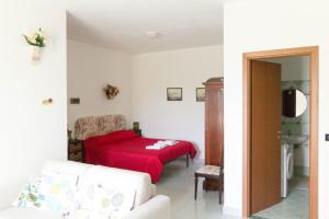 Ένα ή περισσότερα κρεβάτια σε δωμάτιο στο Salina