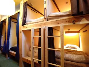 a couple of bunk beds in a room at Hostel Furoya in Osaka