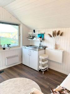 Kuchyň nebo kuchyňský kout v ubytování SeaSide + 12 fotografií