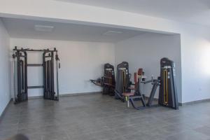 Γυμναστήριο ή/και όργανα γυμναστικής στο Ambra Lovely studio apartment with scenic view