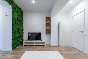 Televízia a/alebo spoločenská miestnosť v ubytovaní ApartUP Ruzafa Vertical