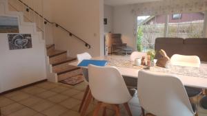 Posezení v ubytování Ferienhaus Gundelsby