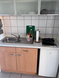 Dapur atau dapur kecil di Ferienwohnung in Köln 2910