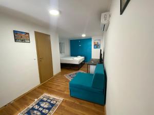 Postel nebo postele na pokoji v ubytování Apple Line Appartments