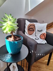 Posezení v ubytování ATIK ROOMS