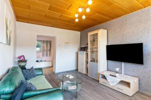 TV a/nebo společenská místnost v ubytování Apartment Herold