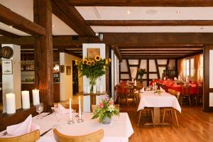 Restaurace v ubytování Gasthof zum Wilden Mann