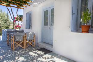 Balkón nebo terasa v ubytování Amphitrite Apartments Skyros
