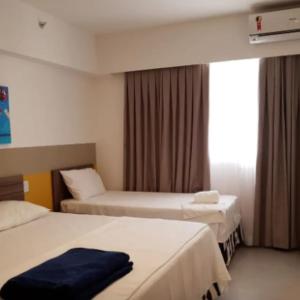 Postel nebo postele na pokoji v ubytování ENJOY OLIMPIA PARK - 2dormitórios - Park Resort - Hospede-se em frente ao Park no melhor Resort de Olimpia