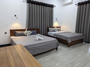 Ένα ή περισσότερα κρεβάτια σε δωμάτιο στο Mount Top Chalet