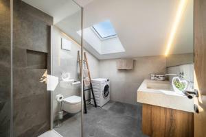 Kuchyň nebo kuchyňský kout v ubytování Sunnseitn Lodge Apt Mountainsuite