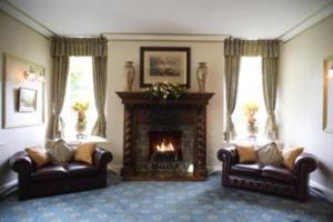 A seating area at Maenan Abbey Hotel 