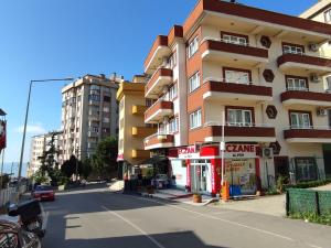 a building on the side of a street at Large House in Trabzon