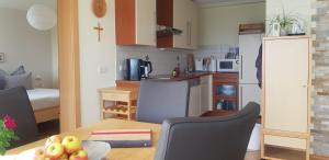 A kitchen or kitchenette at Panorama Erlebnis