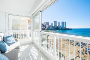 Balkón nebo terasa v ubytování Veracruz 5-C Deluxe Apartment Levante Beach