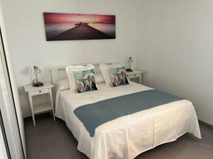 Katil atau katil-katil dalam bilik di Apartamento Vista Mar ,Playas de Jandia Esquinzo