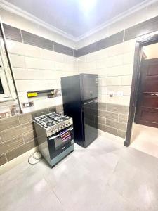 Kuchyň nebo kuchyňský kout v ubytování Maison de repos