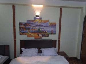 Un ou plusieurs lits dans un hébergement de l'établissement Hello KTM Hostel