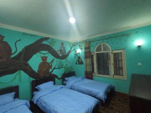 Un ou plusieurs lits dans un hébergement de l'établissement Hello KTM Hostel