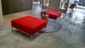 Istumisnurk majutusasutuses T+ Hotel Butterworth
