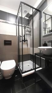 Et badeværelse på Trzy Kolory