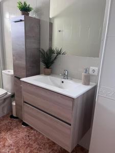 Koupelna v ubytování Apartamentos custodio