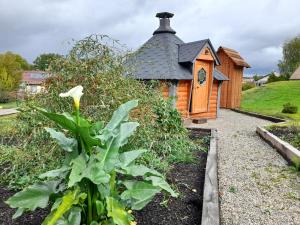 uma pequena casa com uma planta em frente em Adorable chalet em Pouligney