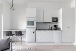 Kuchyň nebo kuchyňský kout v ubytování Scandinavian apartment for 3 in Pasila Helsinki